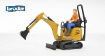 bruder 62002 jcb minikraan+man